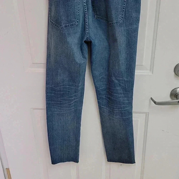 Madewell Med The Skinny Overalls Jeans Kemp Wash Strech Denim H5926 - Picture 8 of 10
